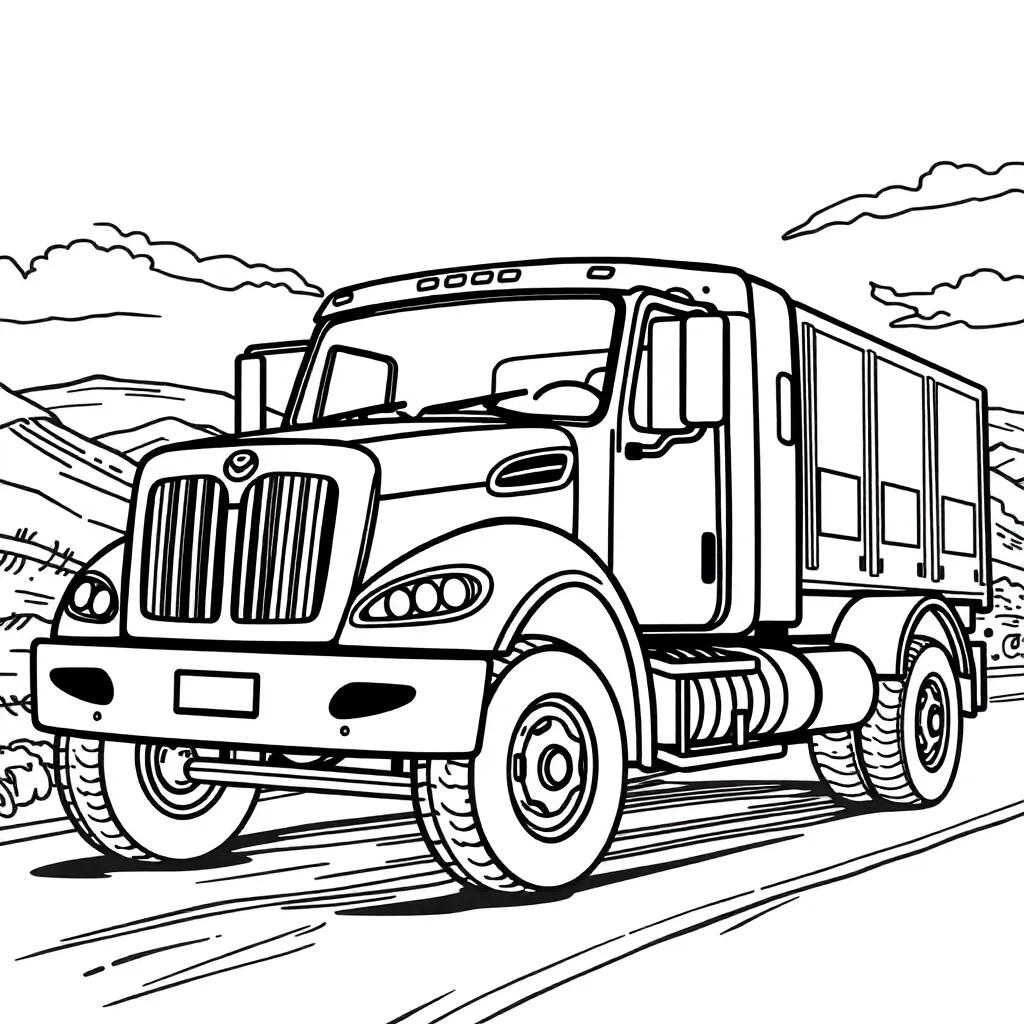 Car Truck Coloring Pages