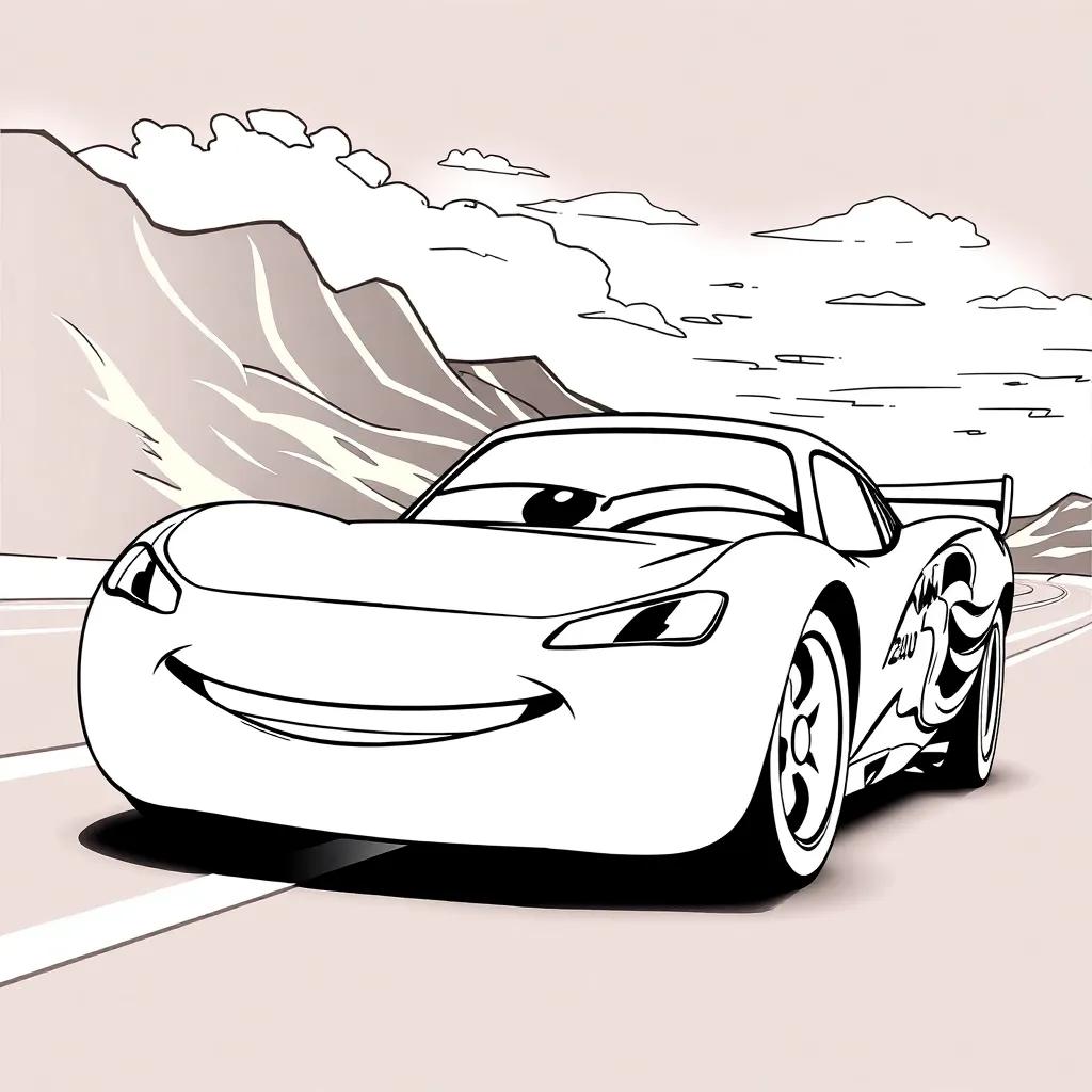 Cars Movie Printable Coloring Pages
