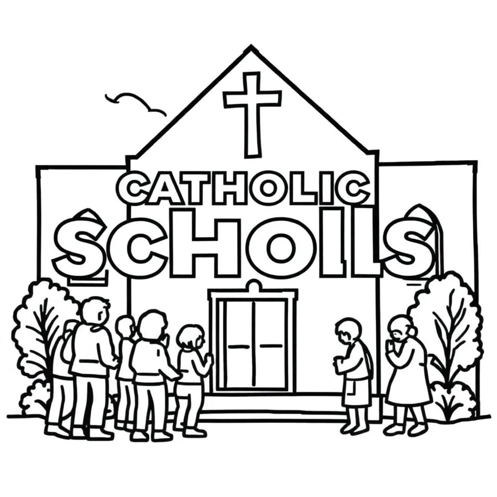 Catholic Schools Week Coloring Page