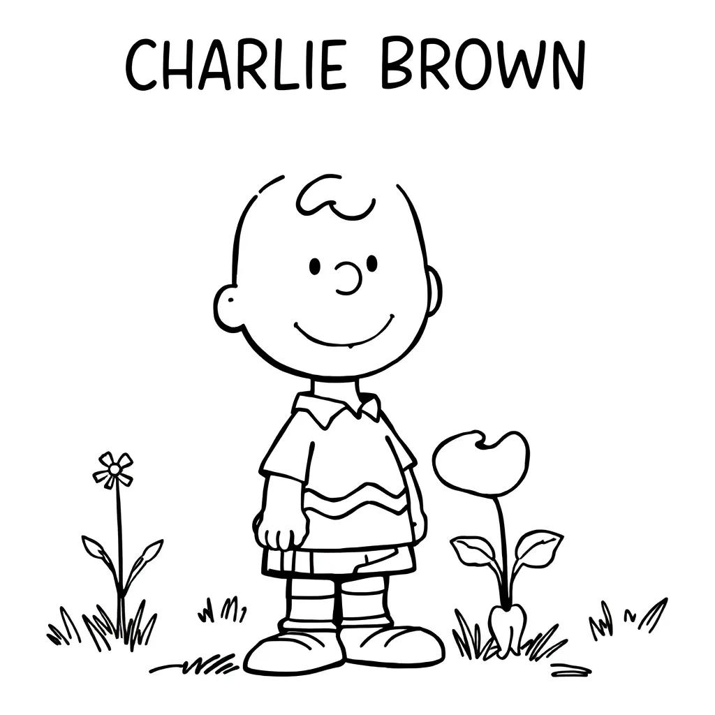 Charlie Brown Characters Coloring Pages