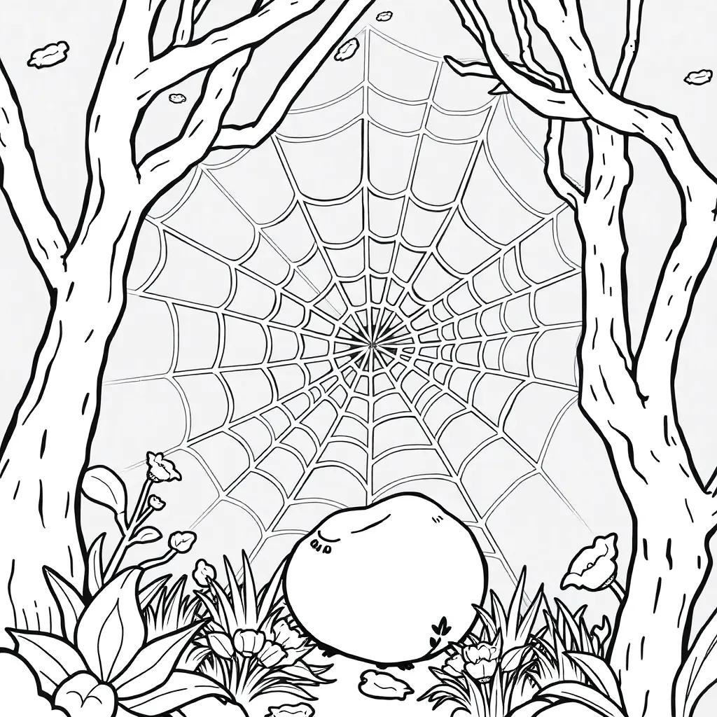 Charlottes Web Coloring Page