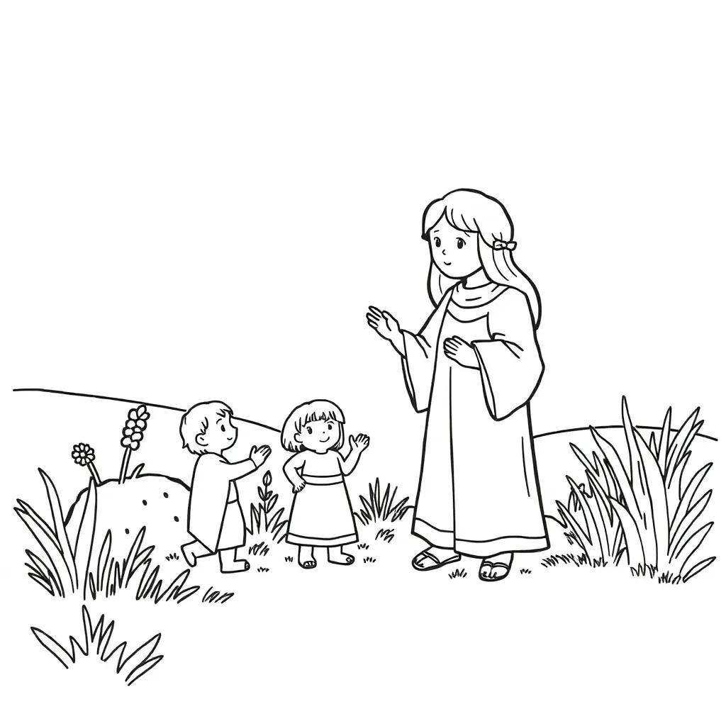 Childrens Christian Coloring Pages