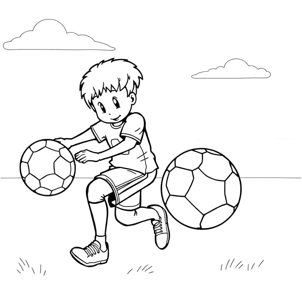 Children’s Sports Coloring Pages