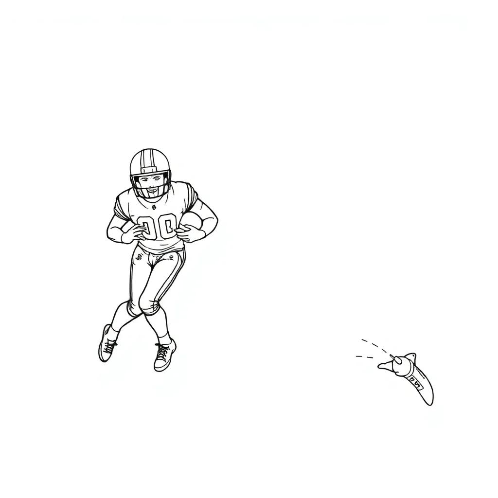 Christian Mccaffrey Coloring Pages