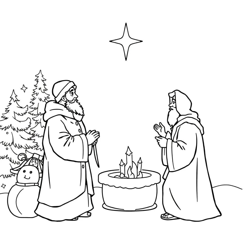Christmas Carol Coloring Pages