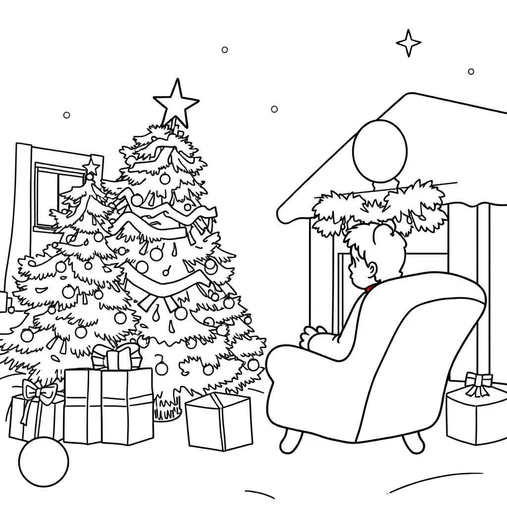 Christmas Movie Coloring Pages