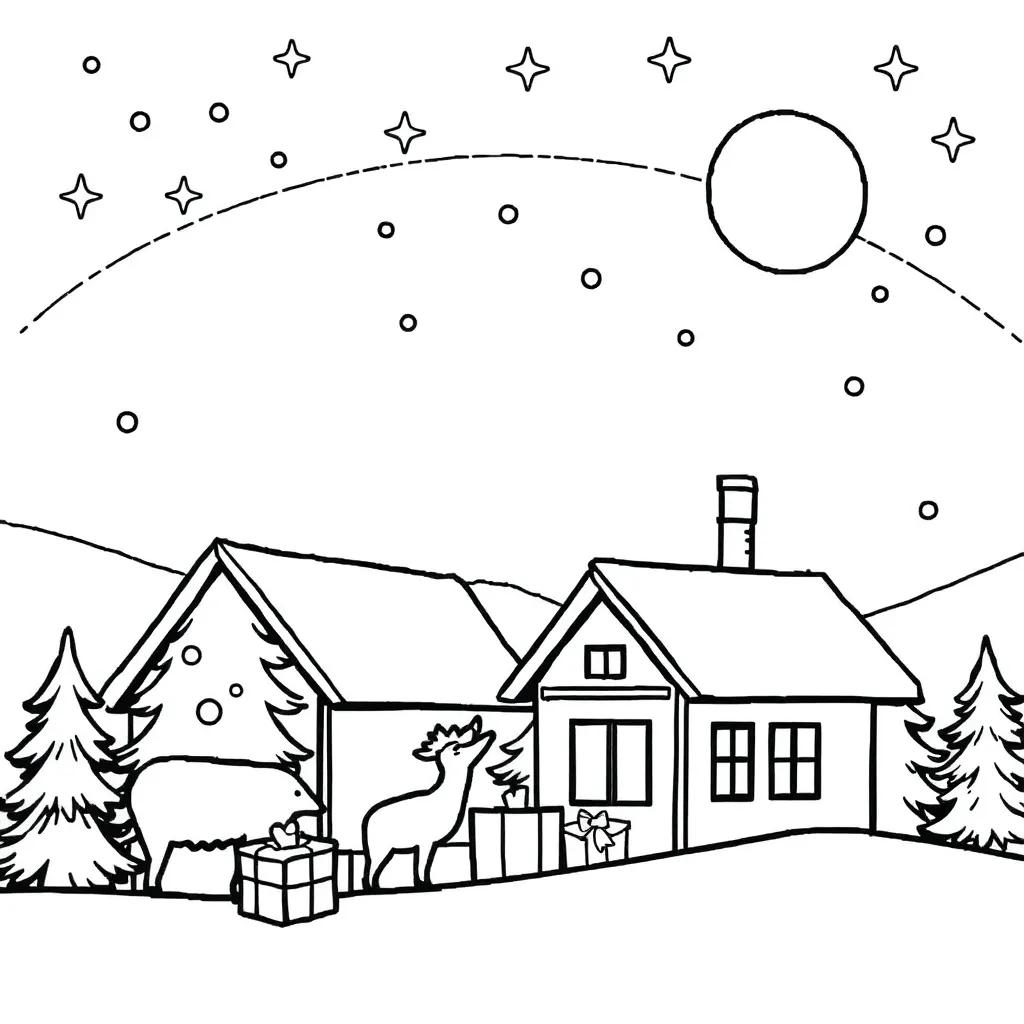 Christmas Color Pages Pdf