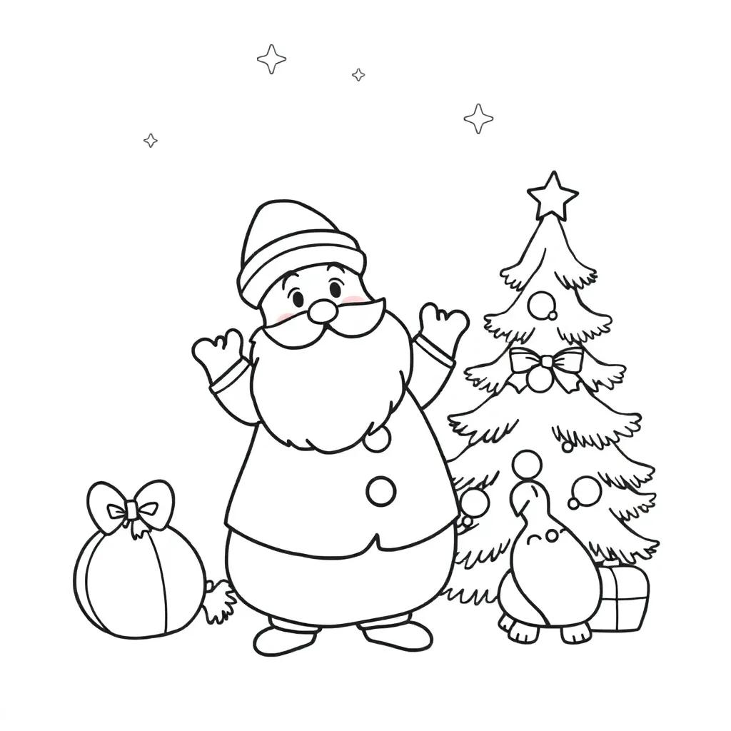 Christmas Coloring Pages Cartoon