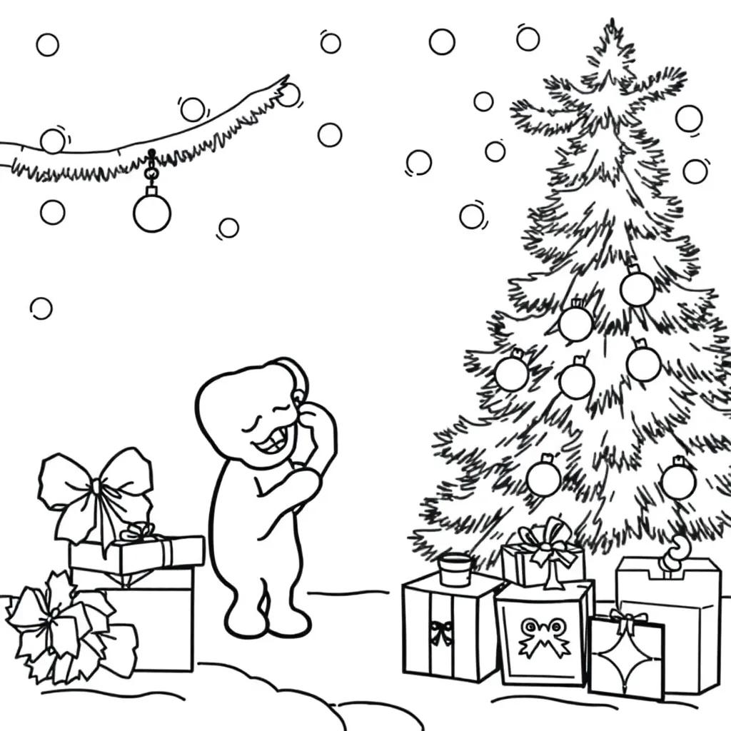 Christmas Coloring Pages Teens