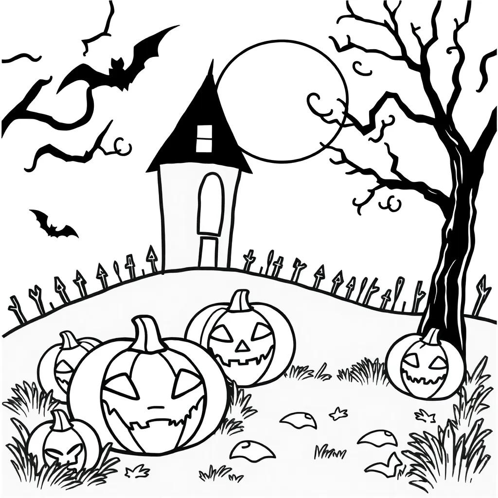 Color By Number Halloween Pages