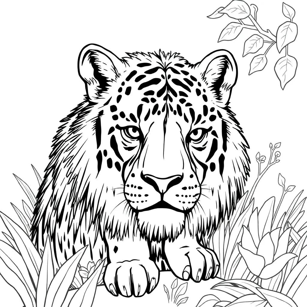 Color Pages Of Animals