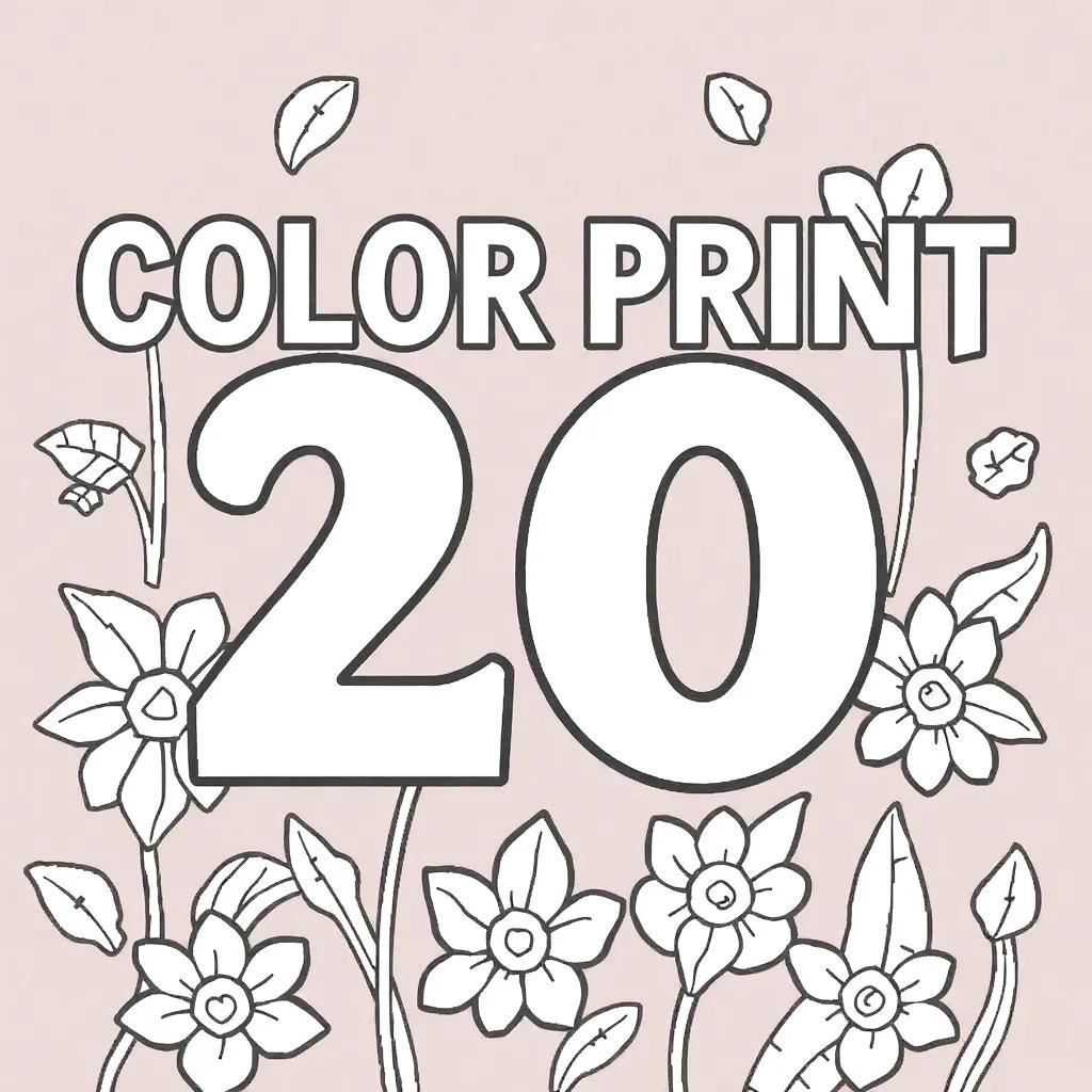 Color Print 20 Pages Pdf