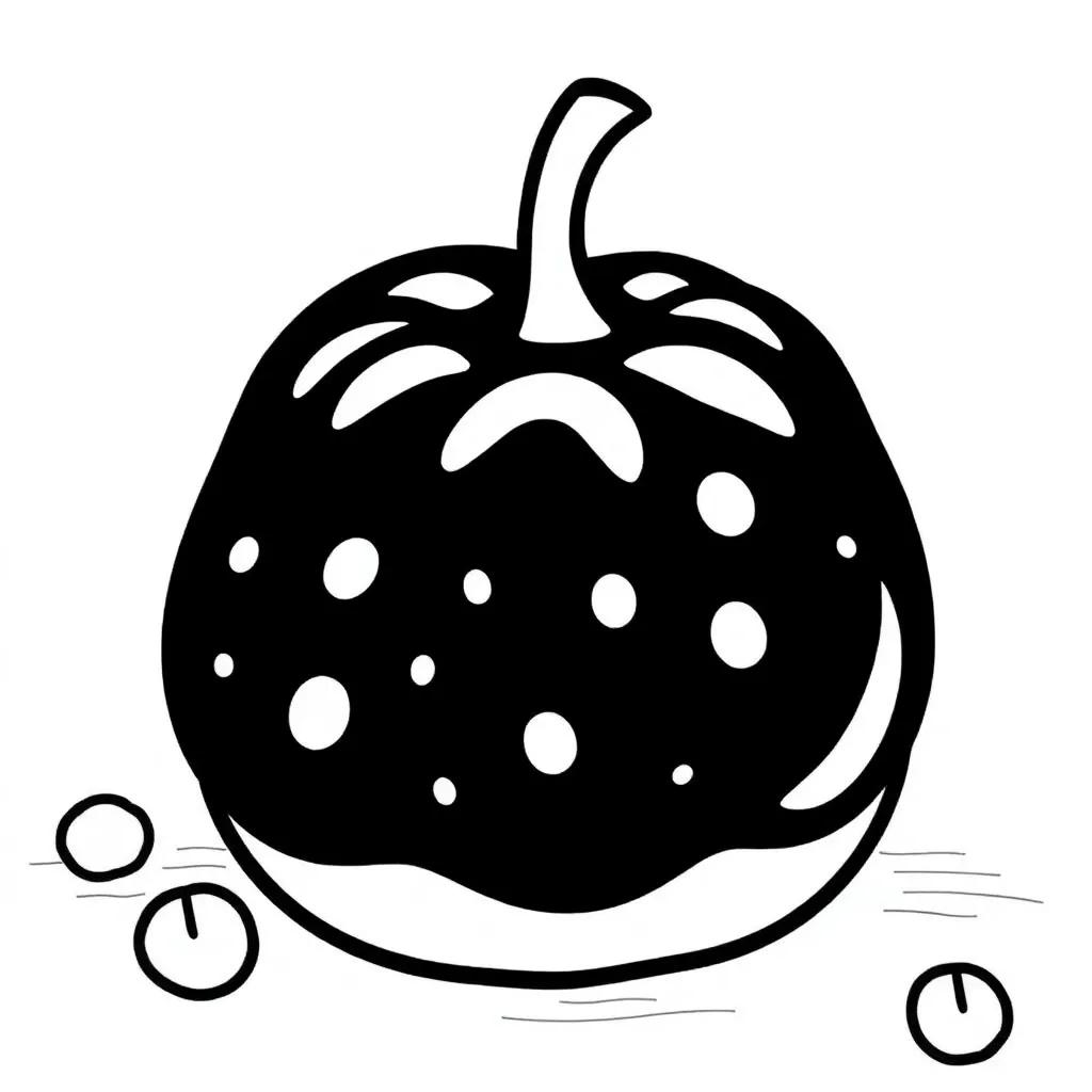 Coloring Pages Cute Foods