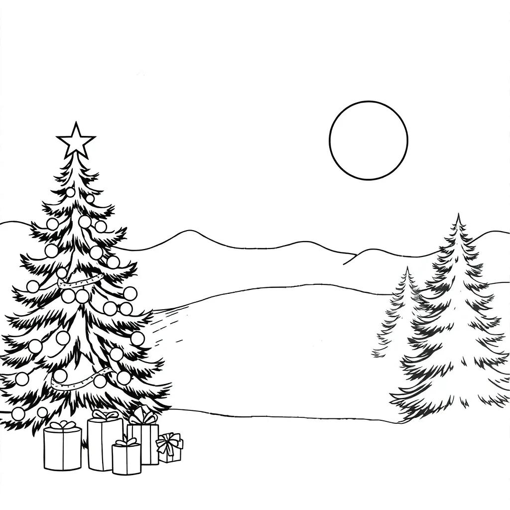 Coloring Page Of Christmas
