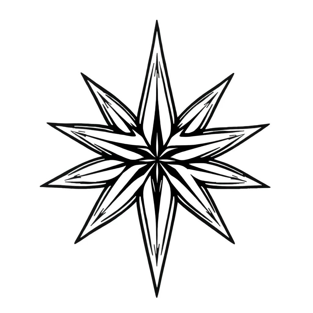 Coloring Pages Of Christmas Stars