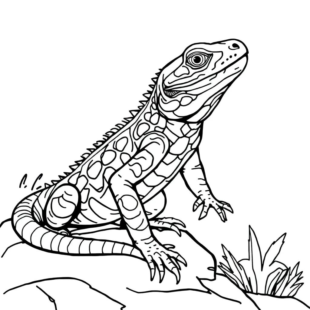 Coloring Pages Of Reptiles