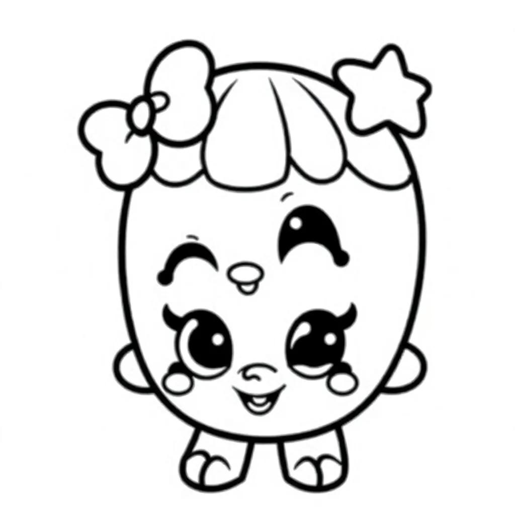 Coloring Pages Shopkins Printable