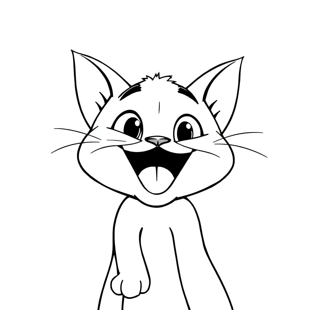 Coloring Pages Talking Tom