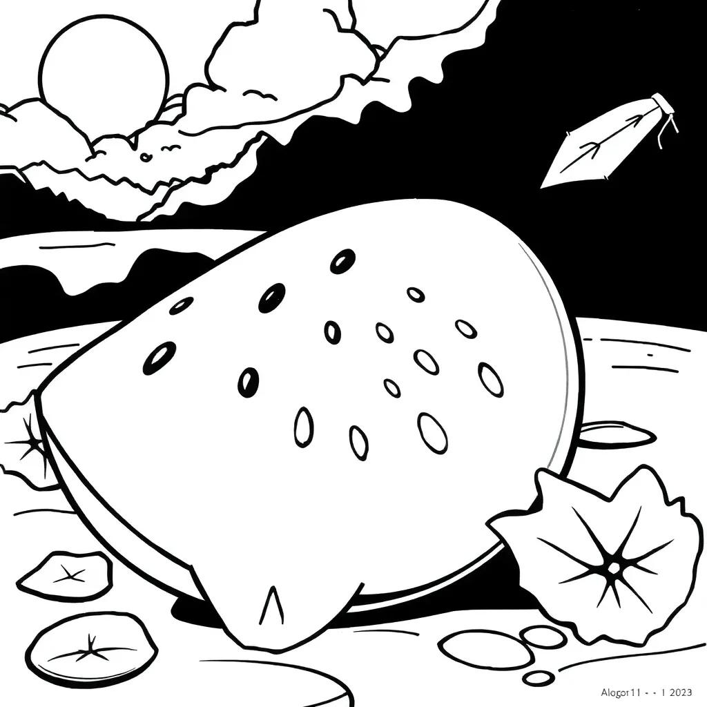 Coloring Pages Of Watermelon