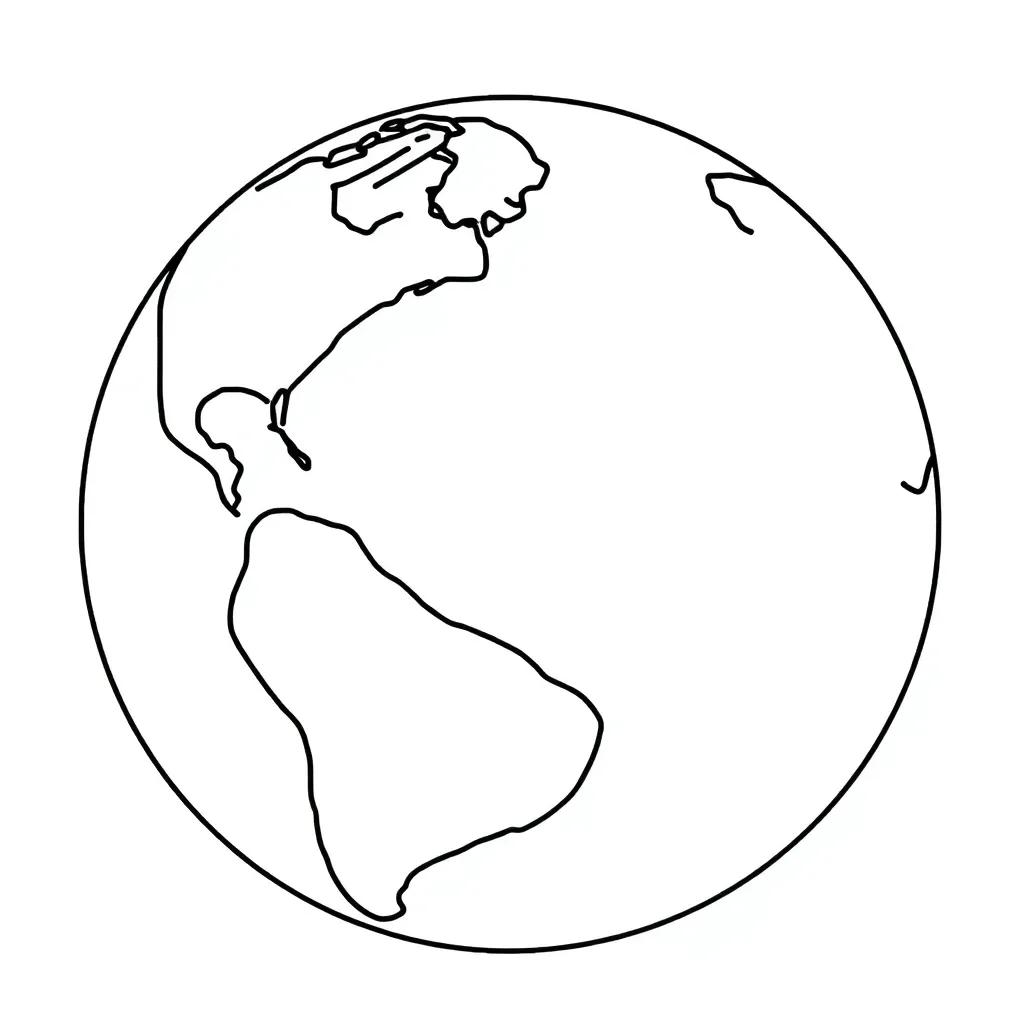 Coloring Pages Of Earth