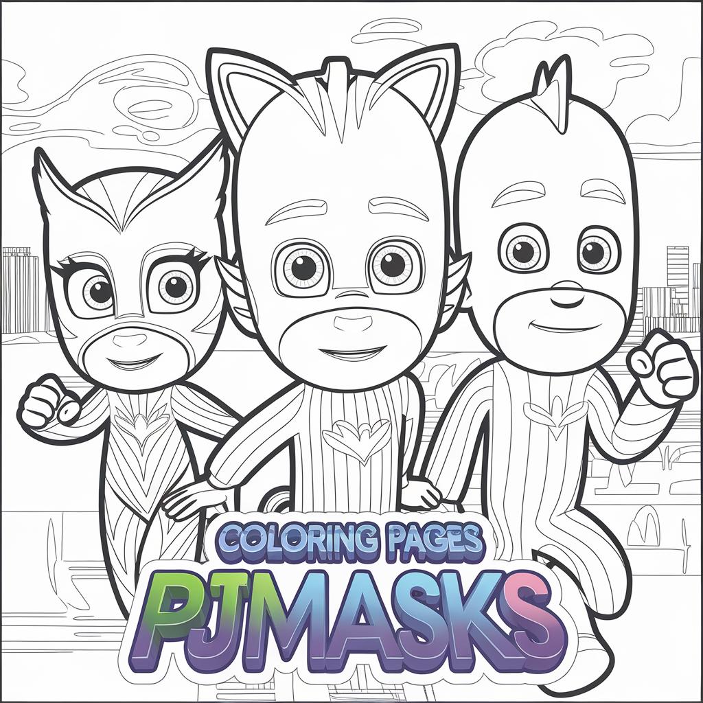 Coloring Pages Pj Masks