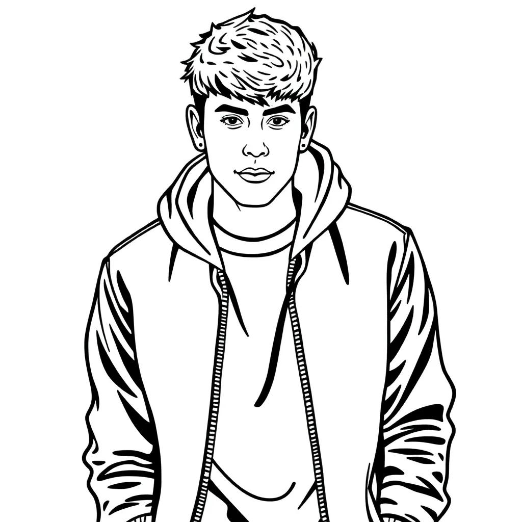 Coloring Pages Of Justin Bieber