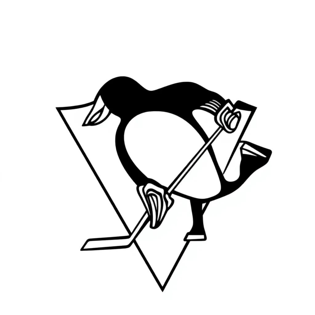 Coloring Pages Pittsburgh Penguins