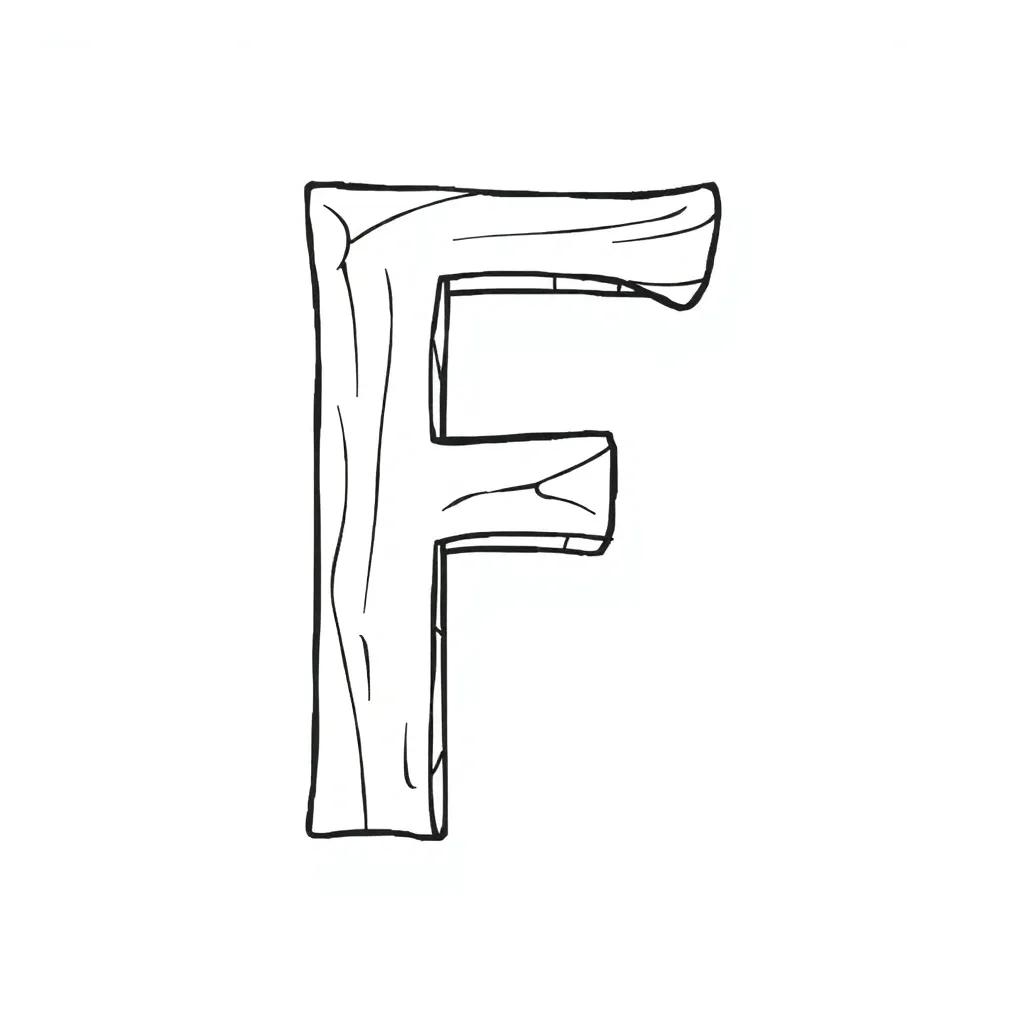 Coloring Pages Of The Letter F