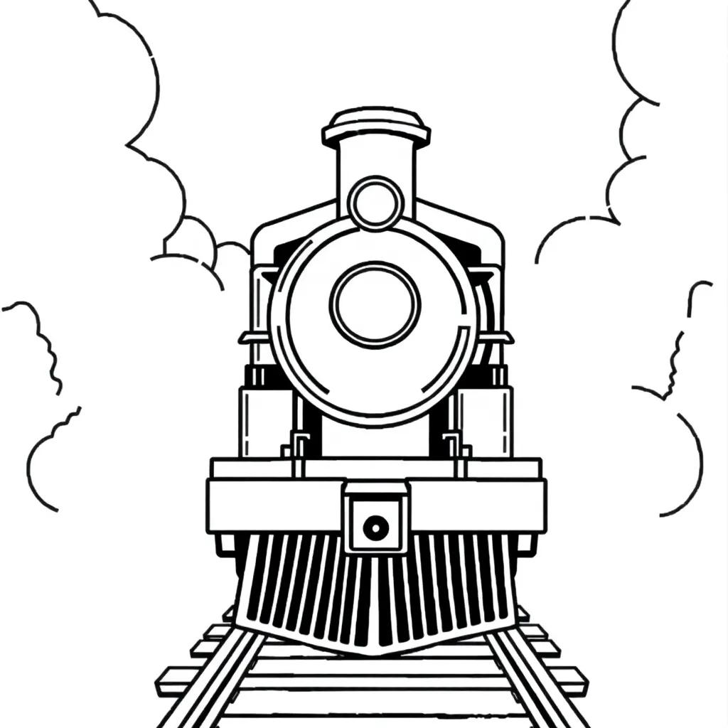 Coloring Pages Of Train