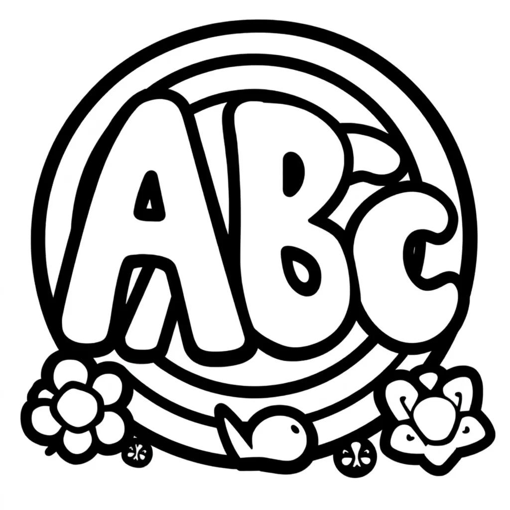 Coloring Pages Of Abc