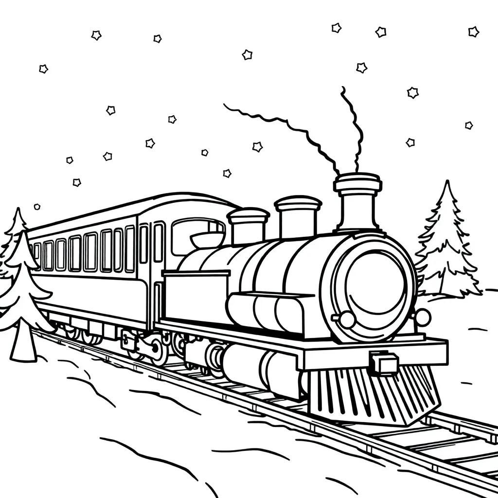Coloring Pages For Polar Express