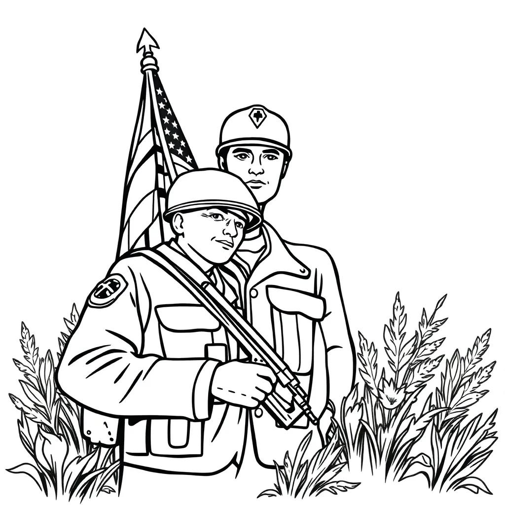Coloring Pages For Veterans