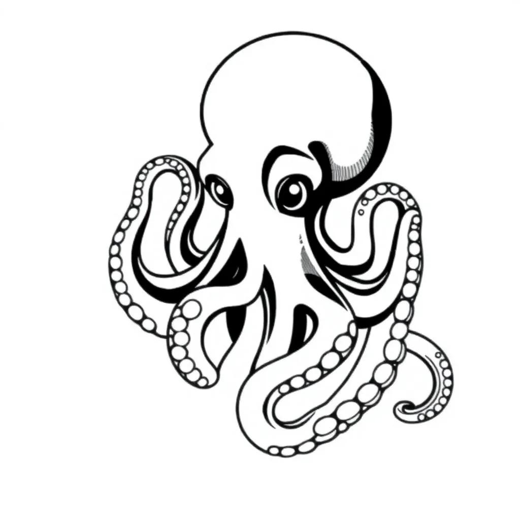Coloring Pages Of Octopus