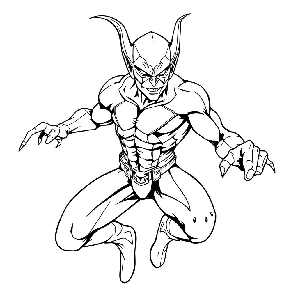 Coloring Pages Green Goblin