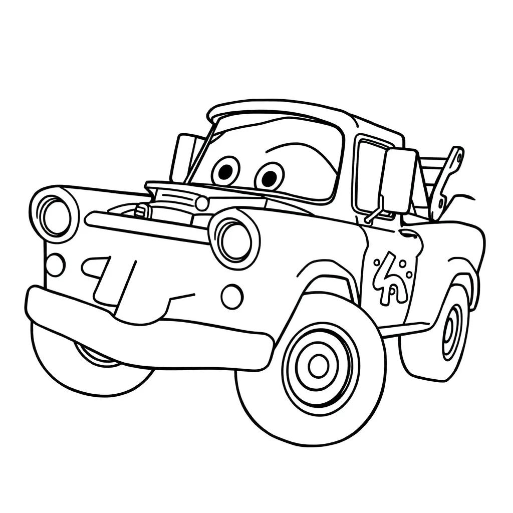 Coloring Pages Tow Mater