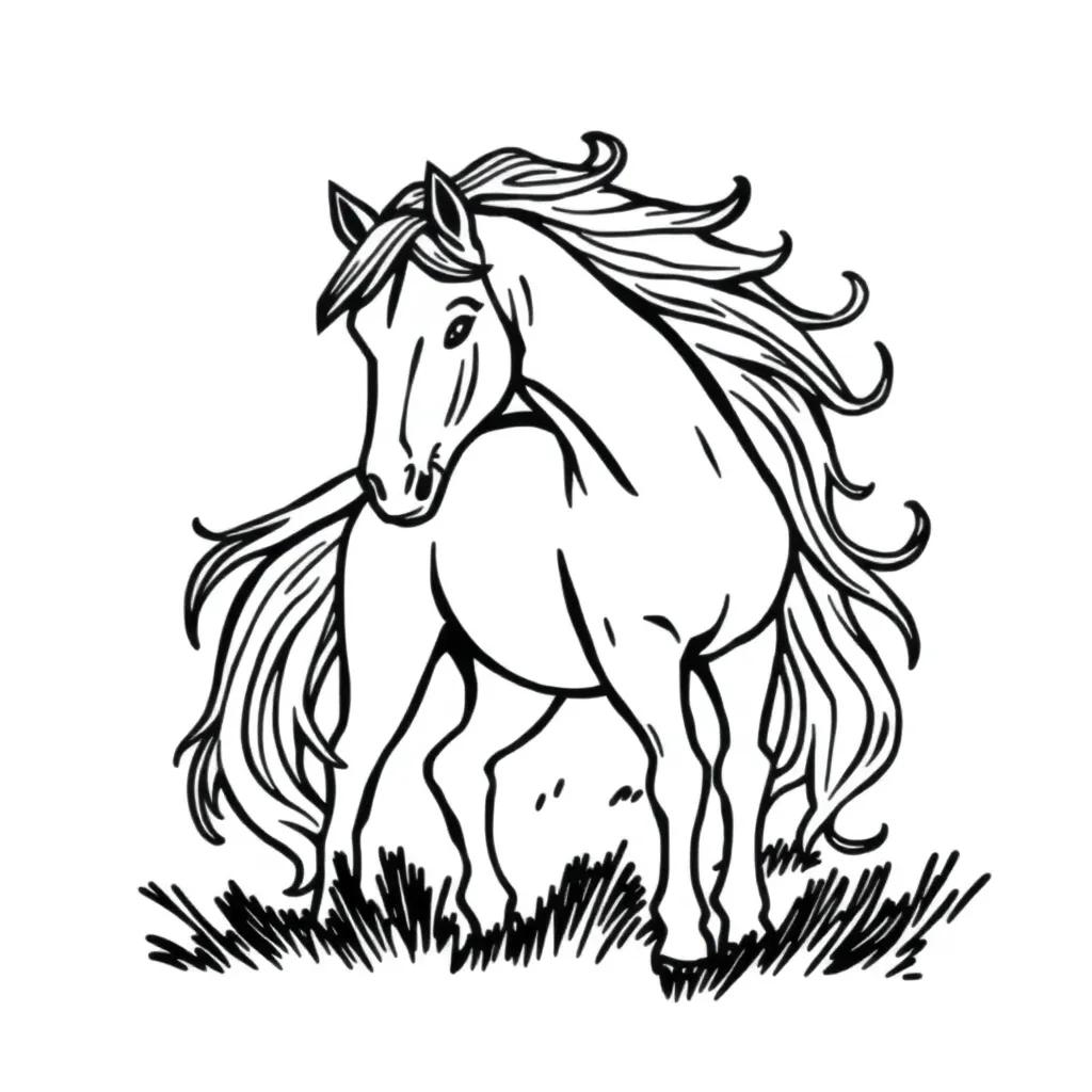 Coloring Pages Of Spirit The Horse