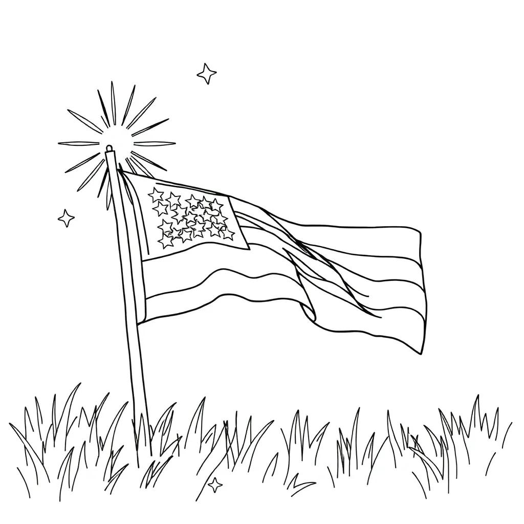 Coloring Pages Independence Day