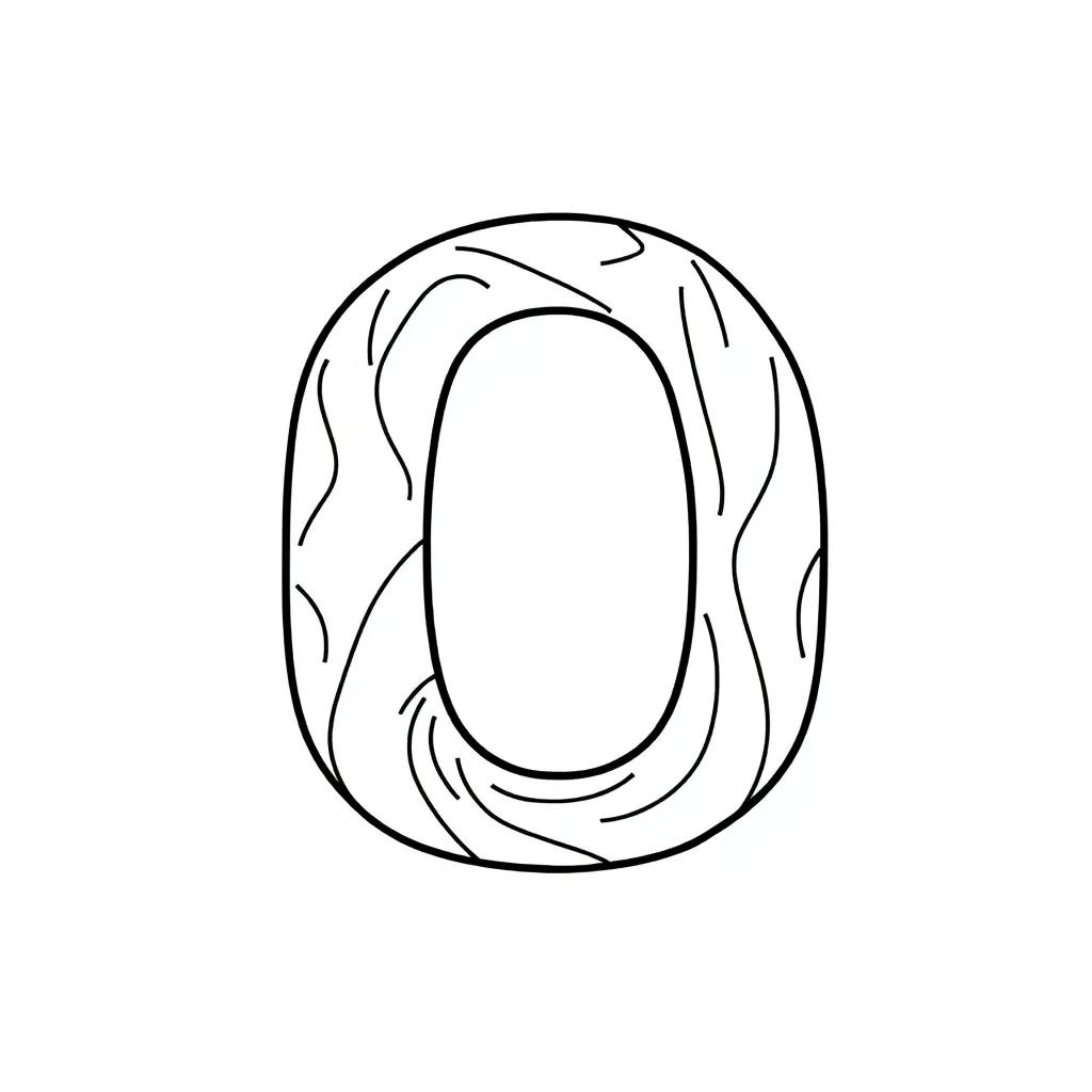 Coloring Pages Of The Letter O