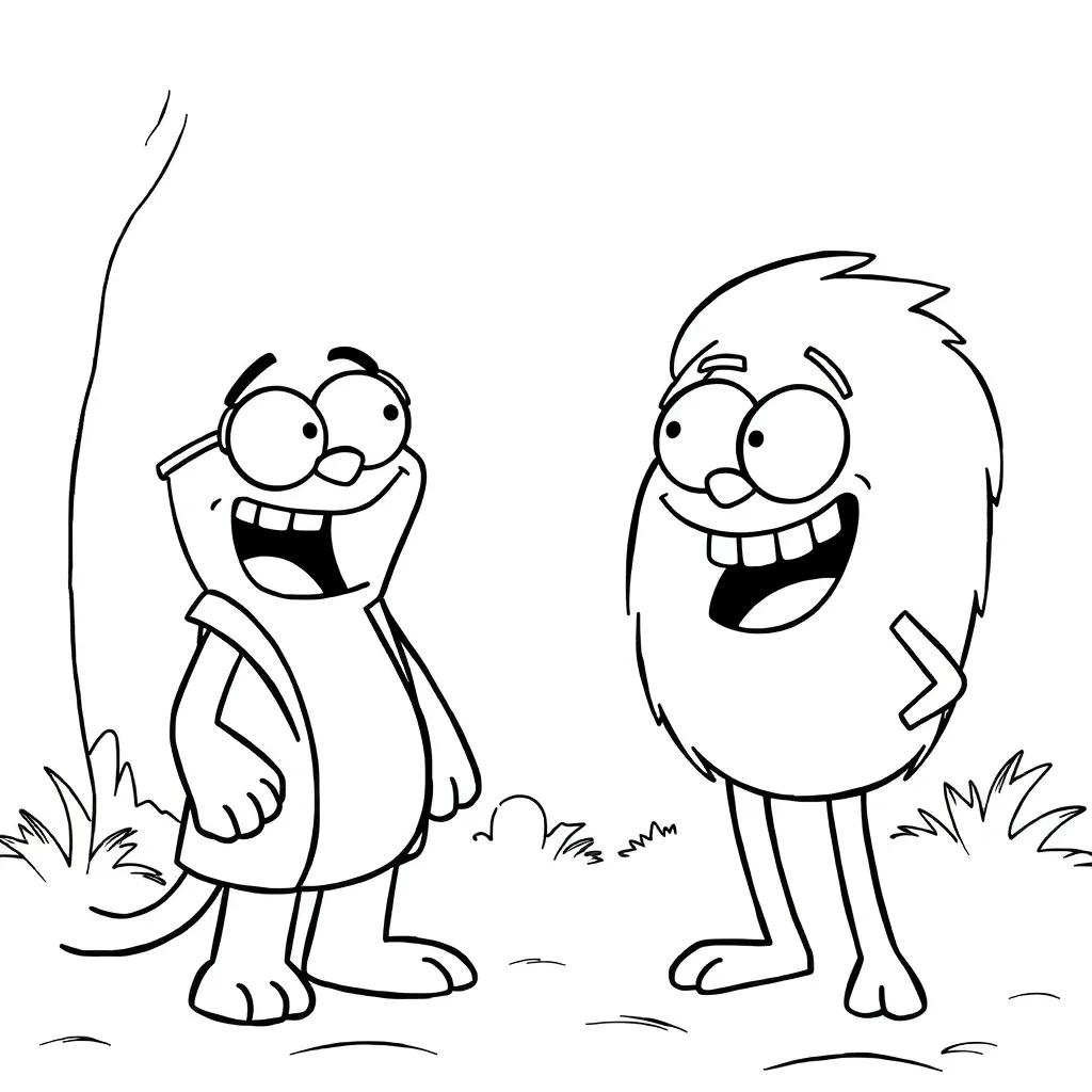 Coloring Pages Regular Show
