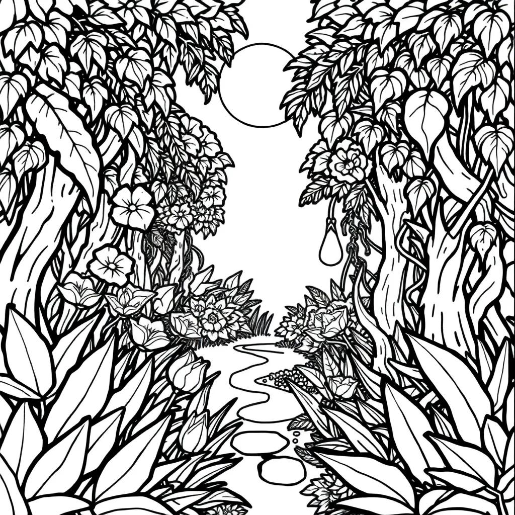 Coloring Page Garden Of Eden