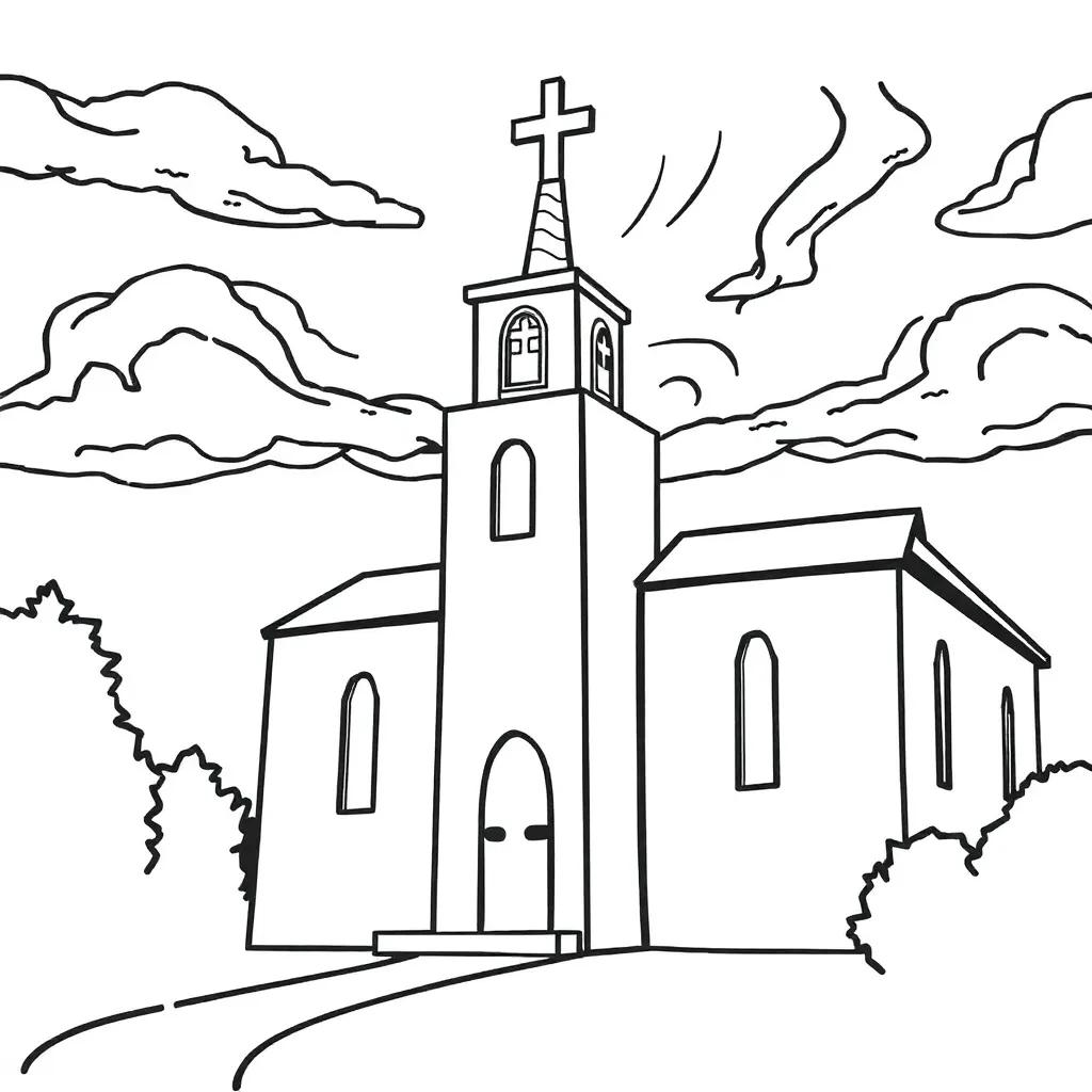 Coloring Pages For Church