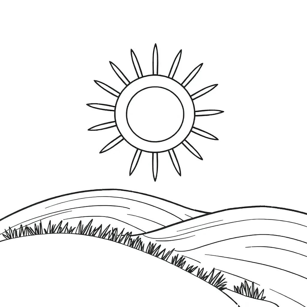 Coloring Pages Of Sunshine
