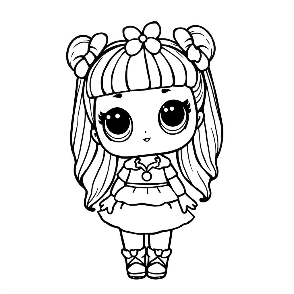 Coloring Page Lol Doll