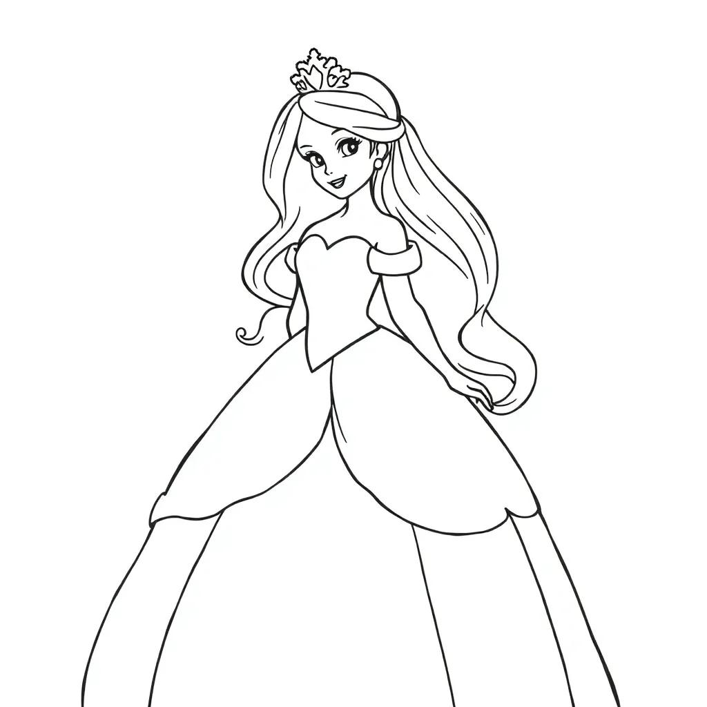 Coloring Pages Princess Free