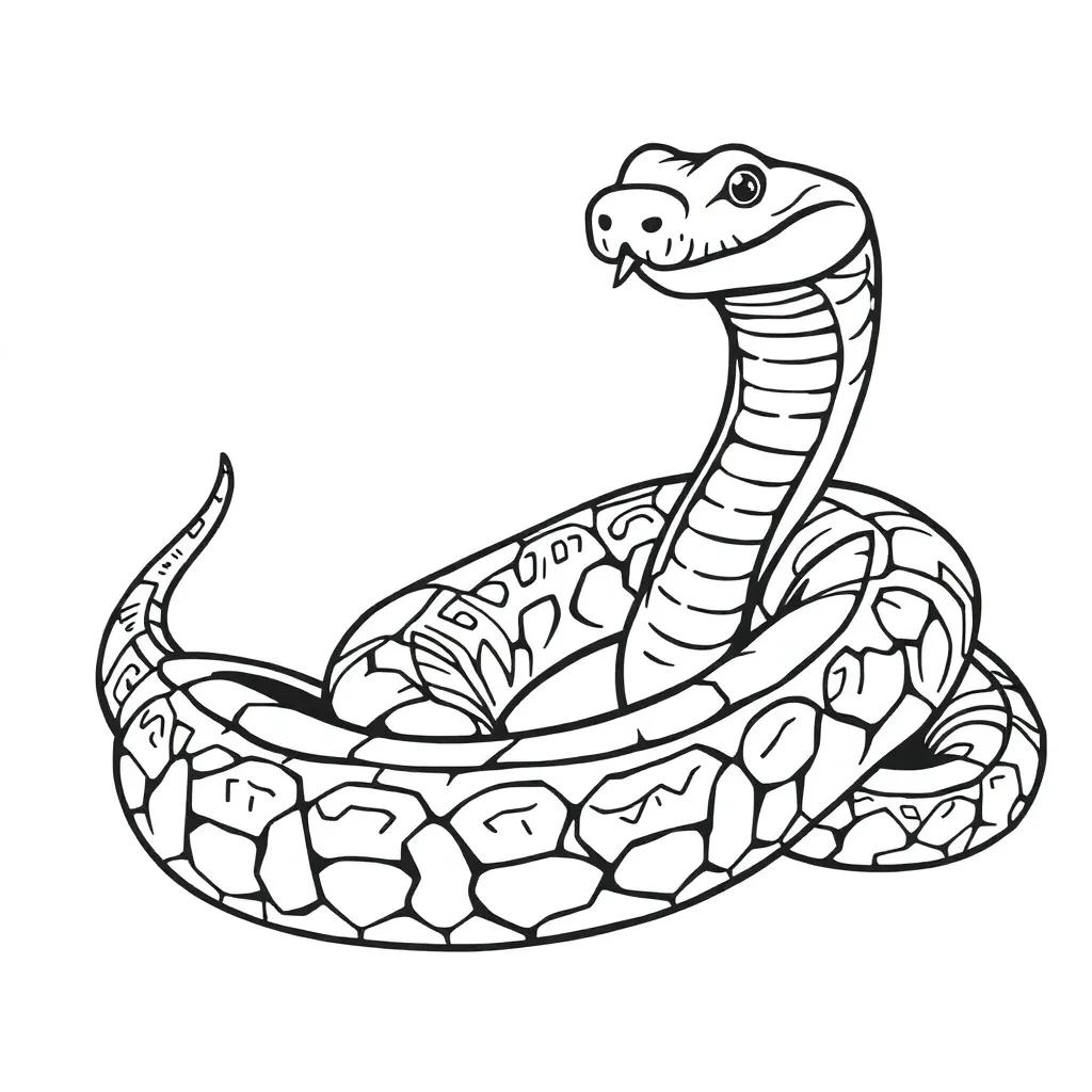 Coloring Pages Of Rattlesnakes