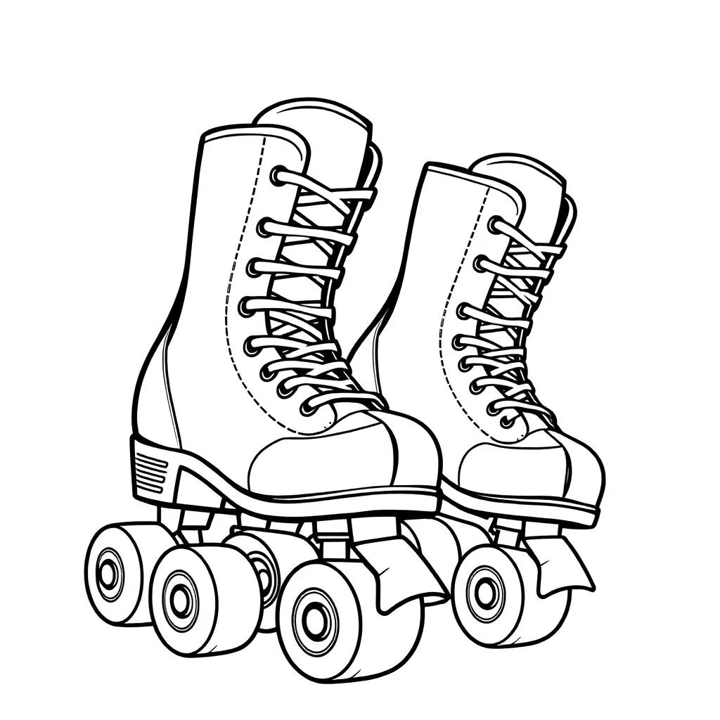 Coloring Pages Roller Skates