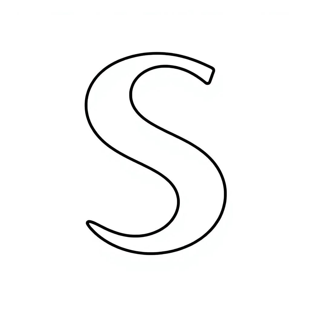 Coloring Pages Of The Letter S
