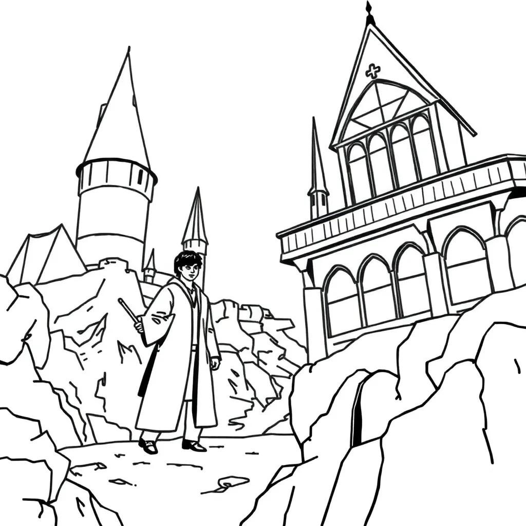 Coloring Page Harry Potter