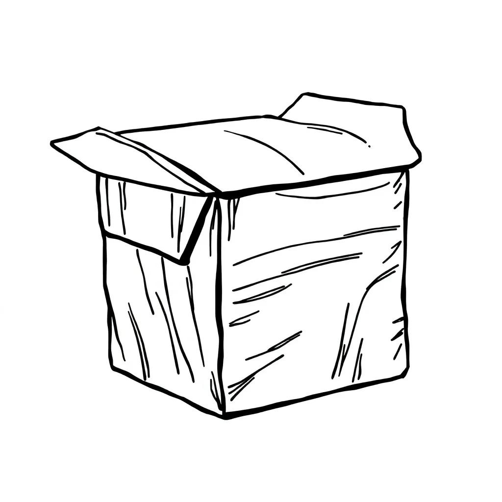 Coloring Pages Of Boxes