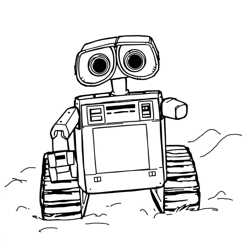 Coloring Pages Wall-E